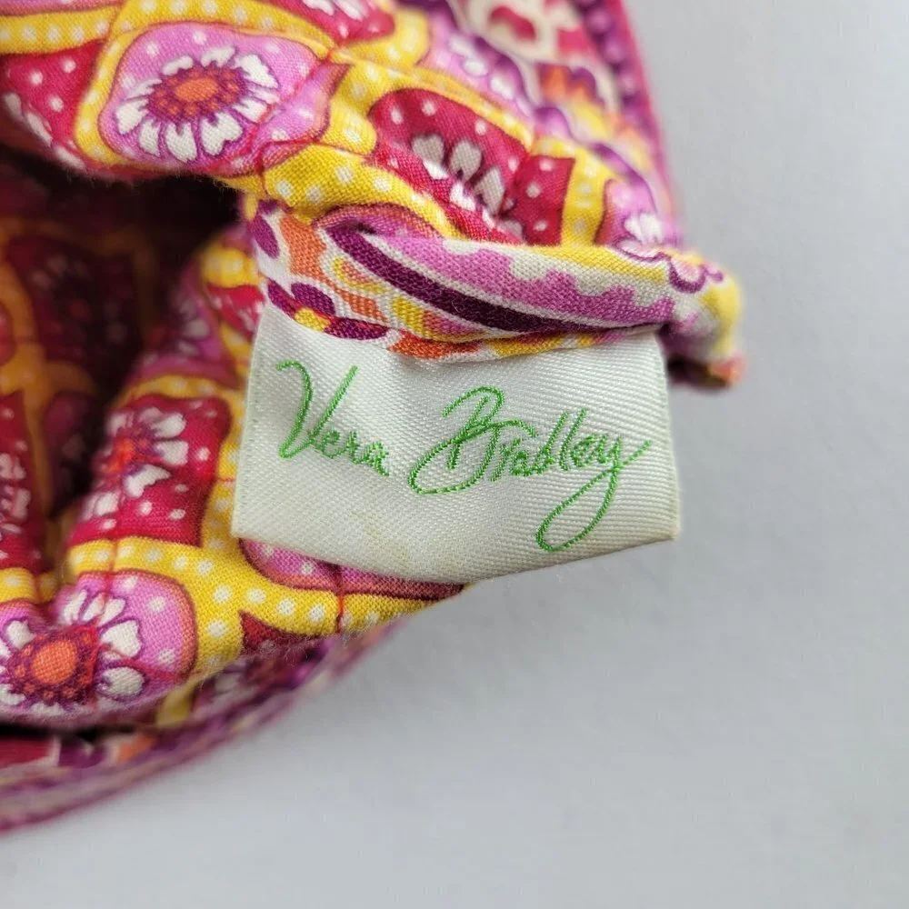Vera Bradley Paisley Raspberry Fizz Pink Toggle Purse Shoulder Tote Bag